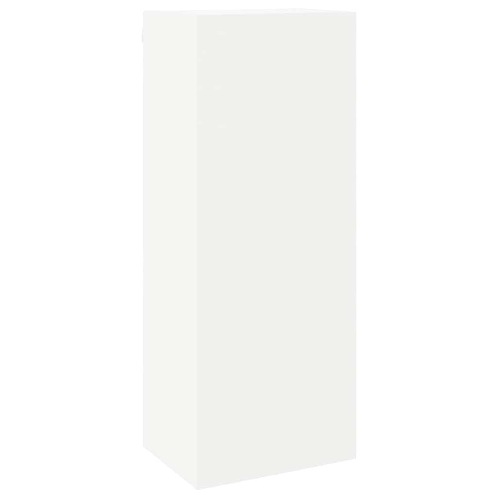 4 Piece TV Wall Units White Engineered Wood