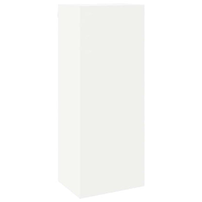 4 Piece TV Wall Units White Engineered Wood
