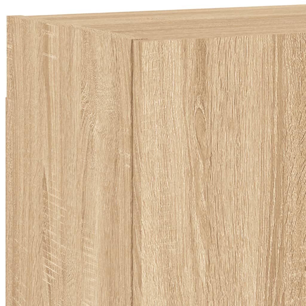 TV Wall Unit | Sonoma Oak | Engineered Wood | Medium | TV Wall Unit
