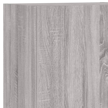 4 Piece TV Wall Units Grey Sonoma Engineered Wood