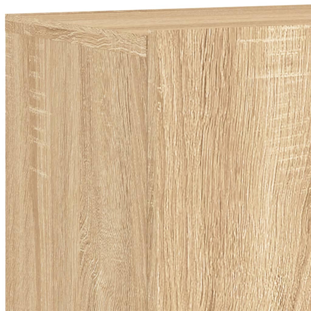 TV Wall Unit | Sonoma oak | Engineered wood | Floating TV Wall Unit