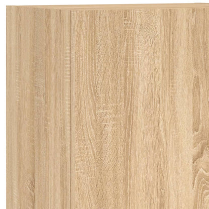 TV Wall Unit | Sonoma oak | Engineered wood | Floating TV Wall Unit