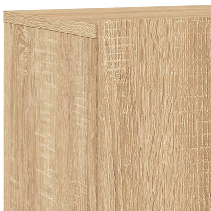5 Piece TV Wall Units Sonoma Oak Engineered Wood