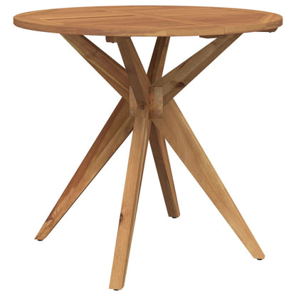 Garden Table Round Ø85x75 cm Solid Wood Acacia