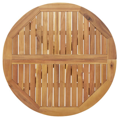 Garden Table Round Ø85x75 cm Solid Wood Acacia