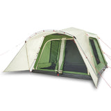 Family Tent with Porch 9-Person Green Quick Release