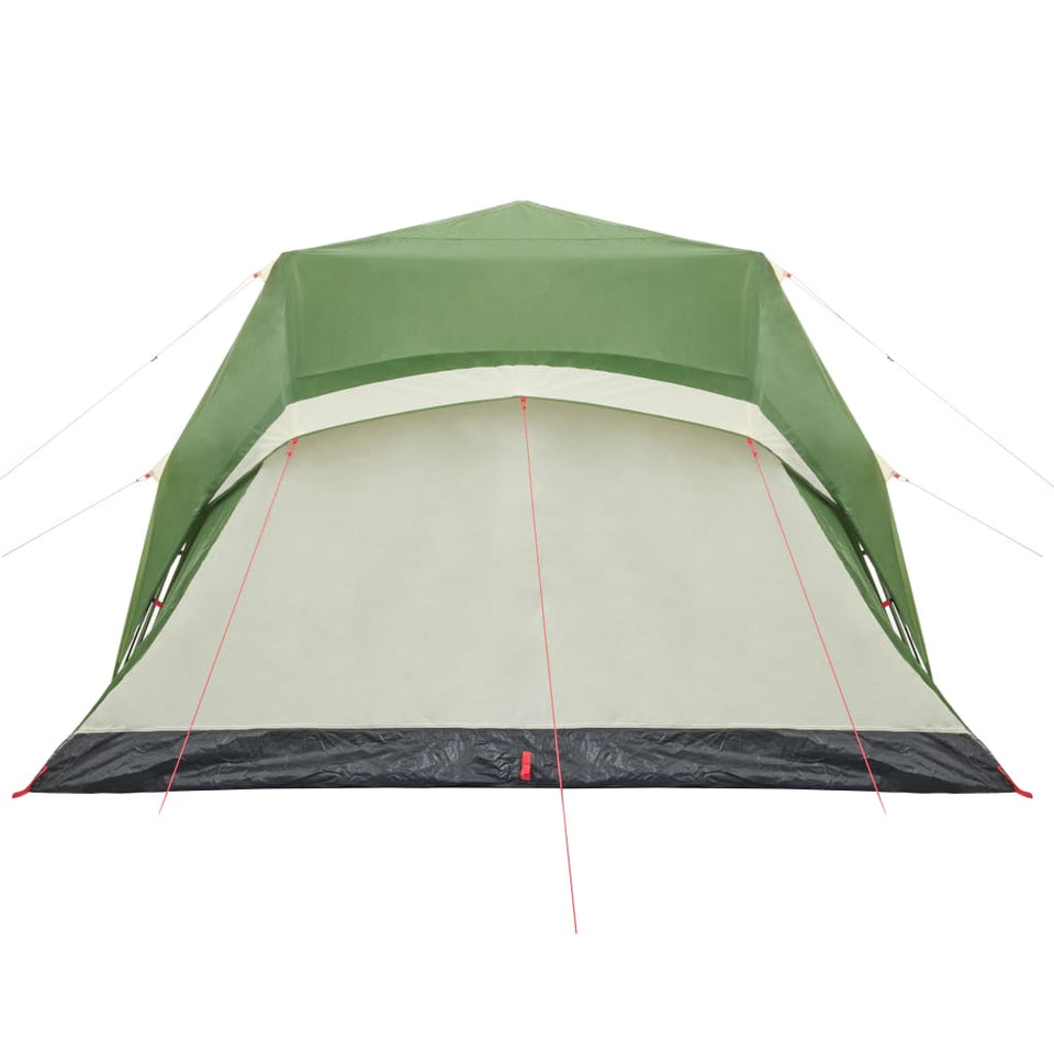 Family Tent with Porch 9-Person Green Quick Release