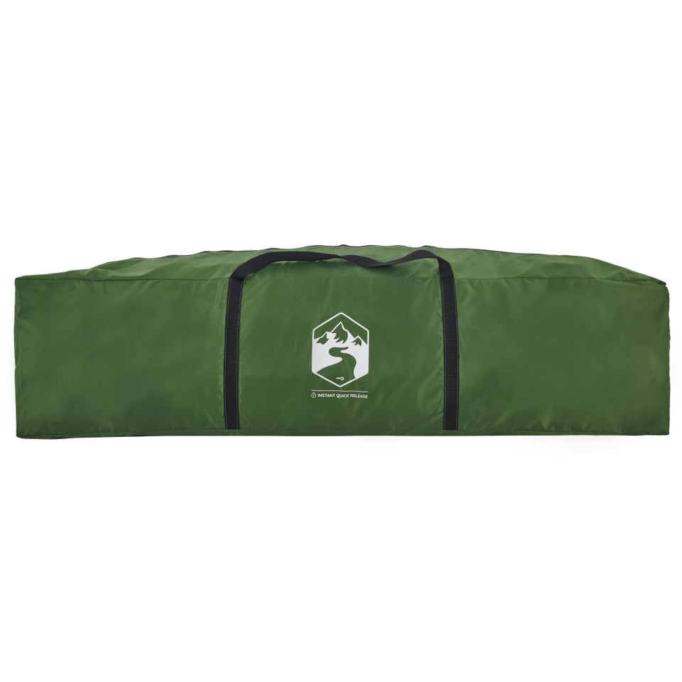 Family Tent with Porch 9-Person Green Quick Release