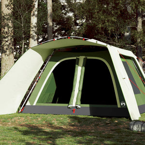 Family Tent with Porch 9-Person Green Quick Release