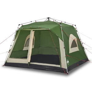 Family Tent Cabin 7-Person Green Quick Release