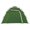 Camping Tent Dome 3-Person Green Quick Release