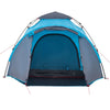 Camping Tent Dome 3-Person Blue Quick Release