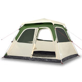 Family Tent Dome 6-Person Green Quick Release