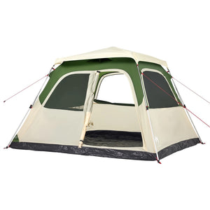 Family Tent Dome 6-Person Green Quick Release