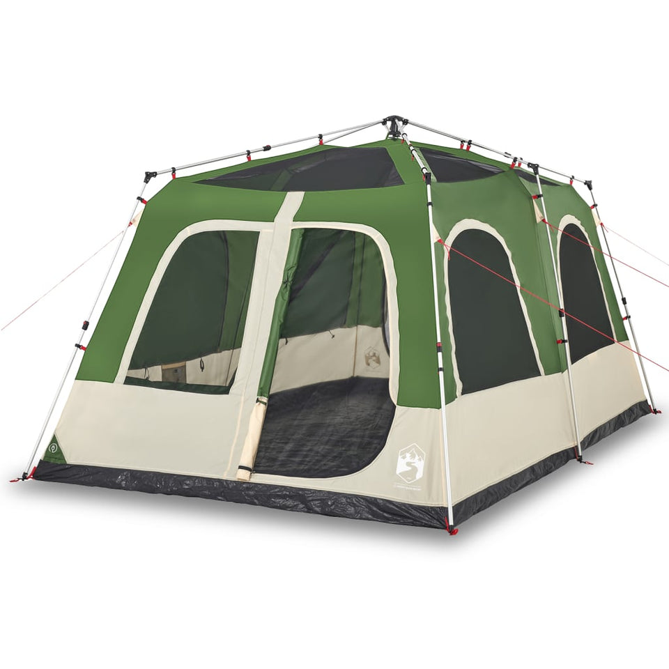 Family Tent Dome 8-Person Green Quick Release