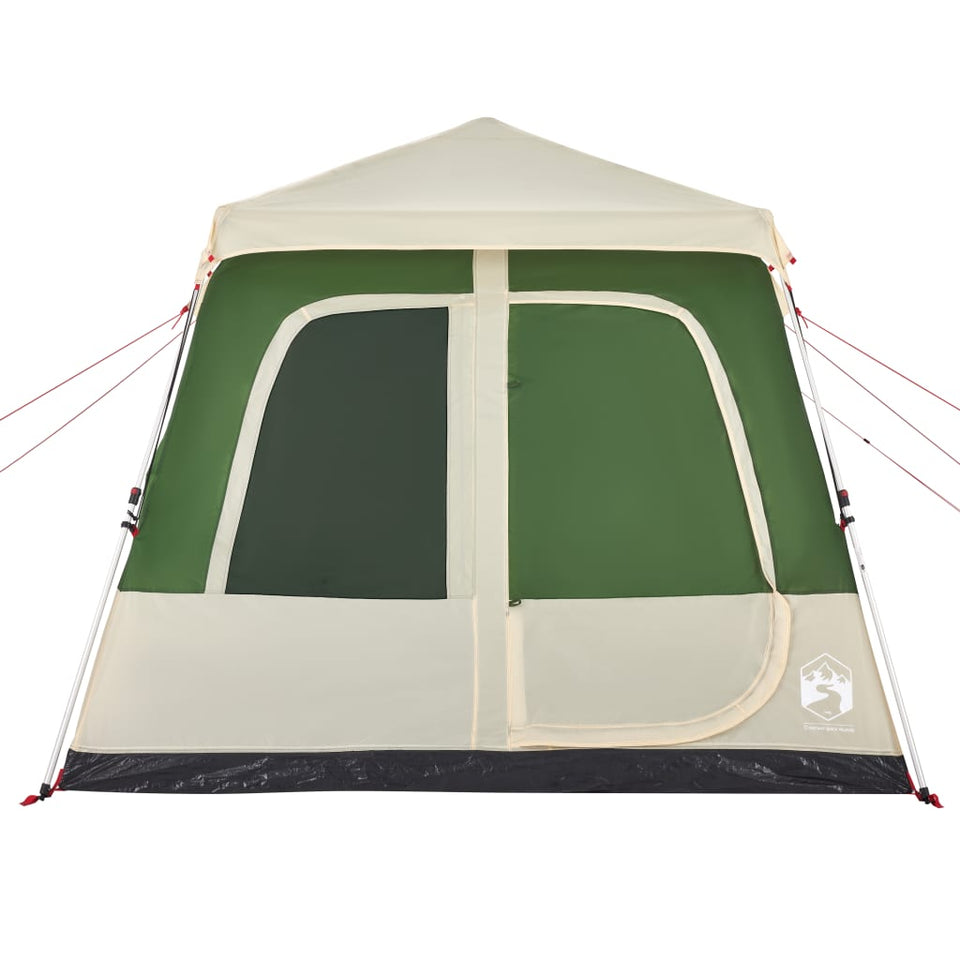 Family Tent Dome 8-Person Green Quick Release