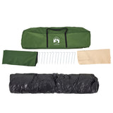 Family Tent Dome 8-Person Green Quick Release