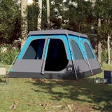 Family Tent Dome 10-Person Blue Quick Release