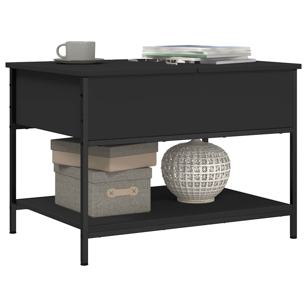 Coffee Table | Black | Engineered wood, metal | Adjustable Feet