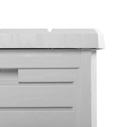Outdoor Cushion Box Grey 73x50.5x46.5 cm Polypropylene