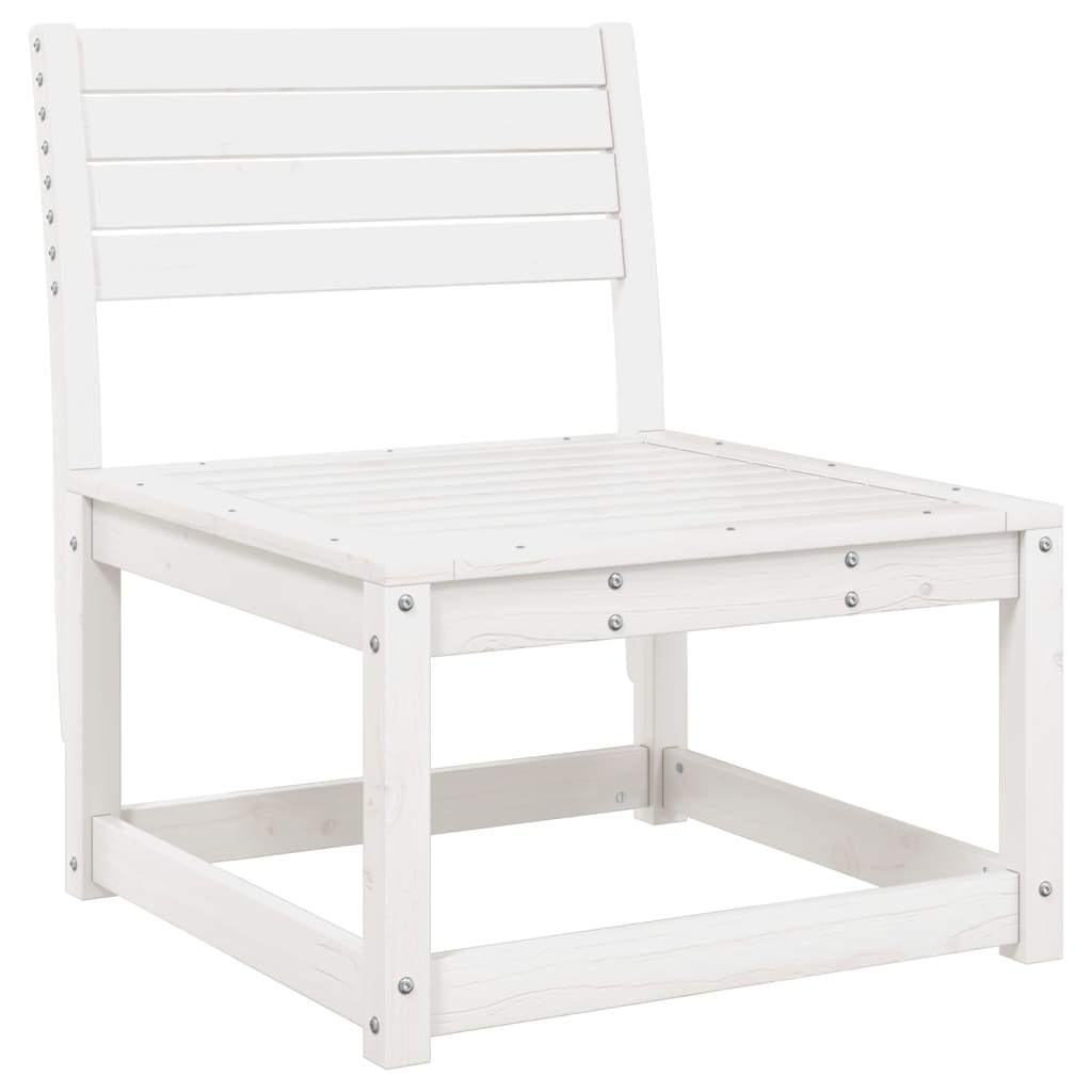 Garden Lounge Set | White | Solid Pine Wood | Medium | Modular