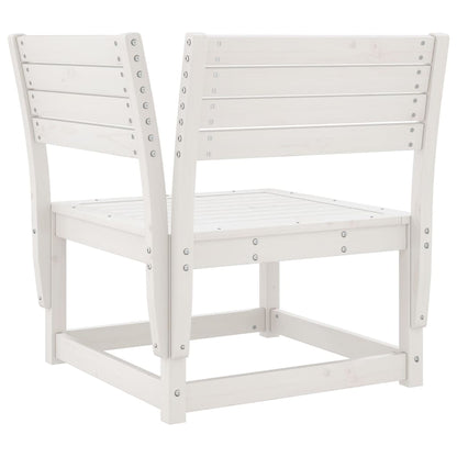 Garden Lounge Set | White | Solid pine wood | 7 Piece Set | Modular
