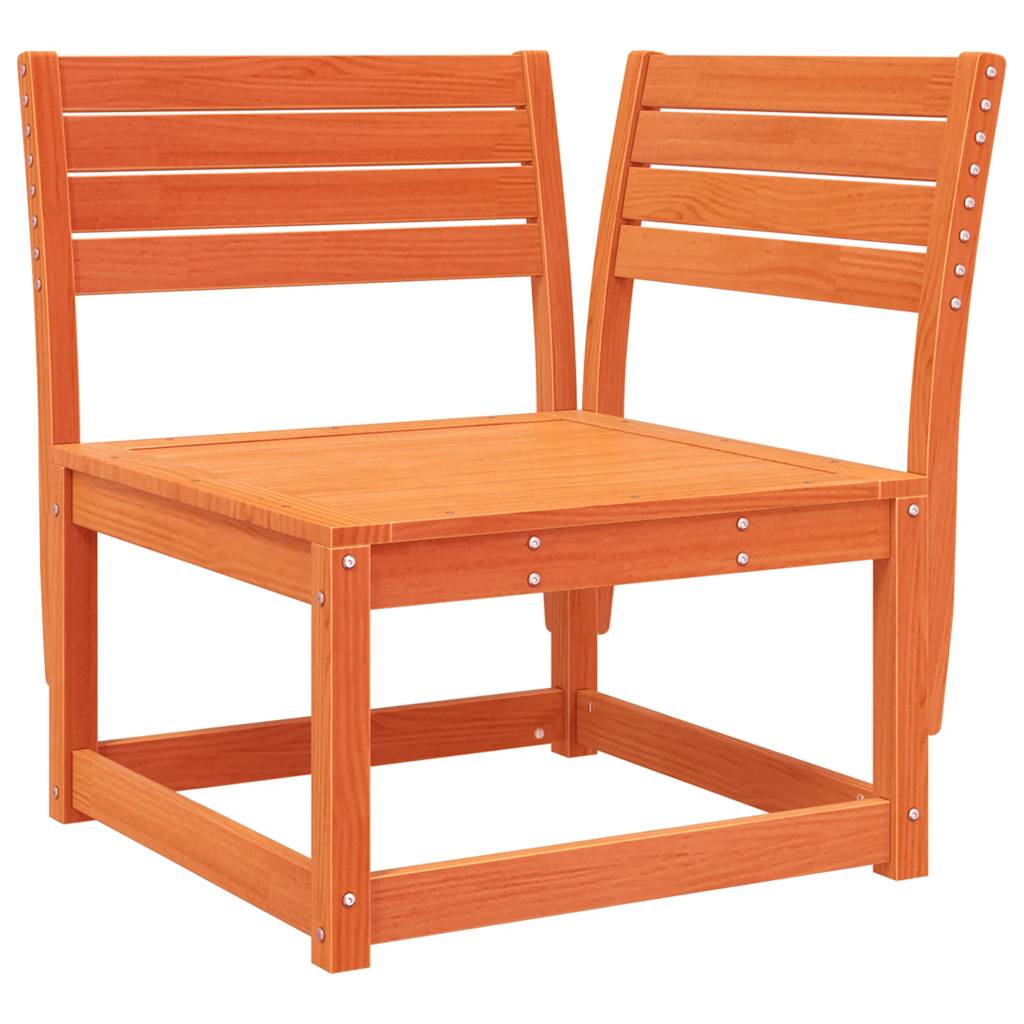 Garden Lounge Set | Wax Brown | Solid Pine Wood | 8 Piece Set | Modular