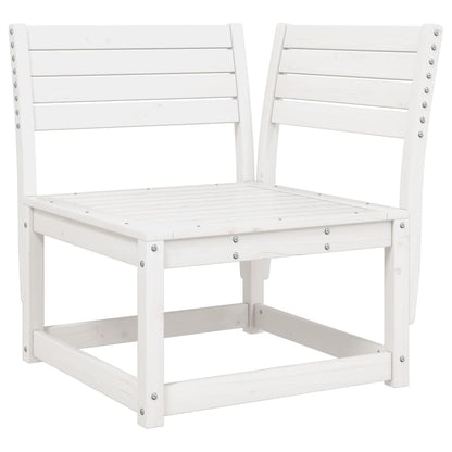 Garden Sofa Set | White | Solid Pine Wood | Large |  Modular