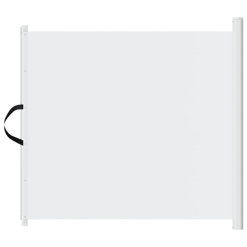 Retractable Pet Gate White 82.5x125 cm