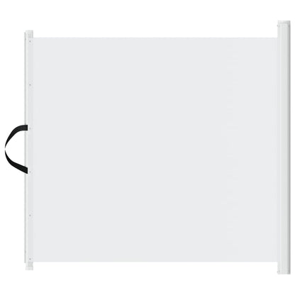Retractable Pet Gate White 82.5x125 cm