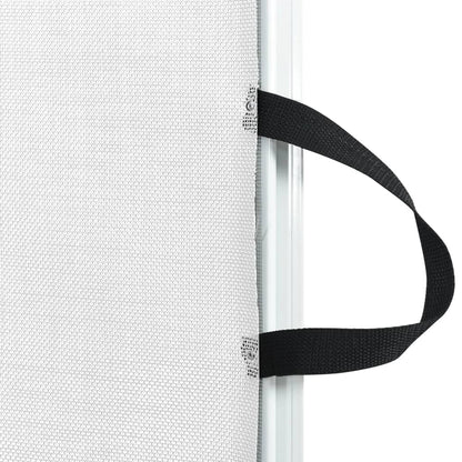 Retractable Pet Gate White 82.5x125 cm