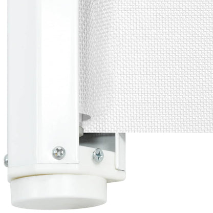 Retractable Pet Gate White 82.5x125 cm