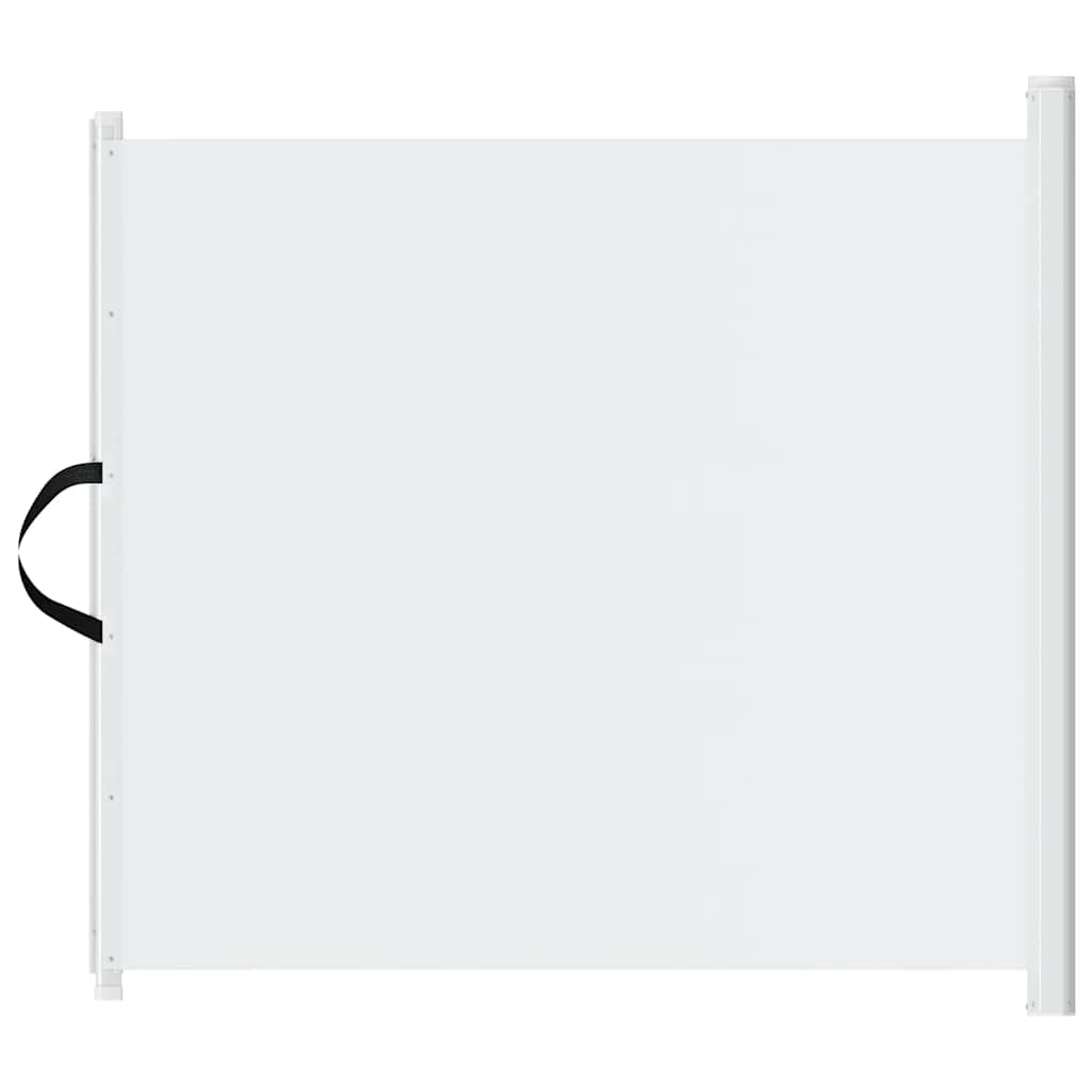 Retractable Pet Gate White 102.5x125 cm