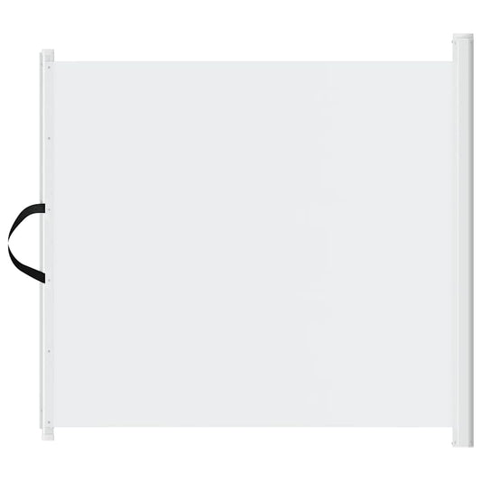 Retractable Pet Gate White 102.5x125 cm