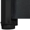 Retractable Pet Gate Black 102.5x125 cm