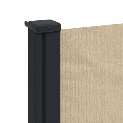 Retractable Side Awning Beige 117x300 cm