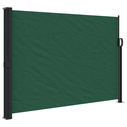 Retractable Side Awning Dark Green 140x300 cm