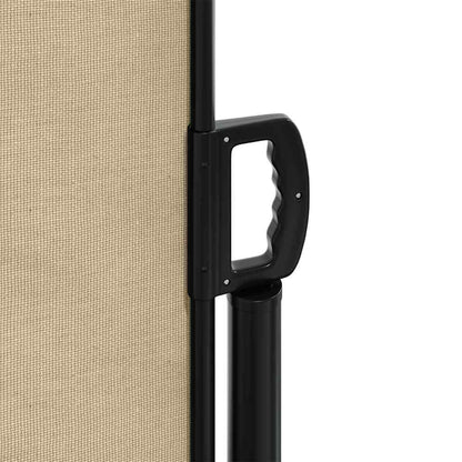 Retractable Side Awning Beige 160x300 cm