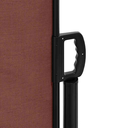 Retractable Side Awning Brown 180x300 cm
