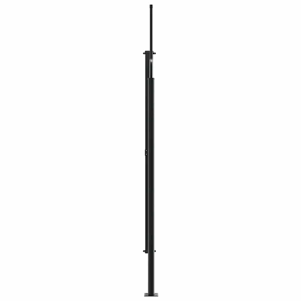 vidaXL Retractable Side Awning Anthracite 100% polyester with PU coating