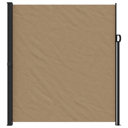 Retractable Side Awning Taupe 220x300 cm