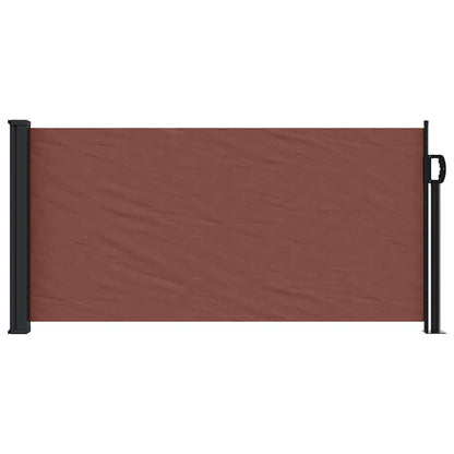 Retractable Side Awning Brown 100x500 cm