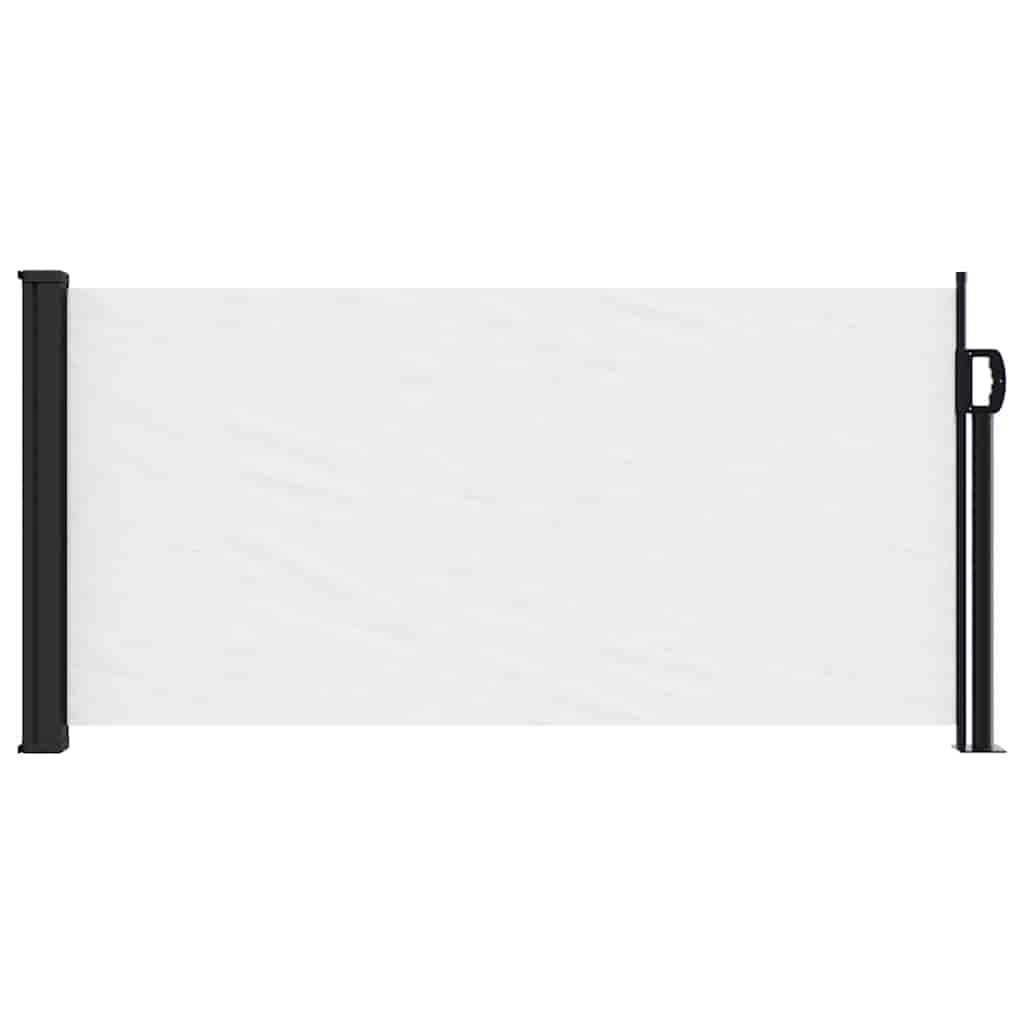 Retractable Side Awning White 100x500 cm