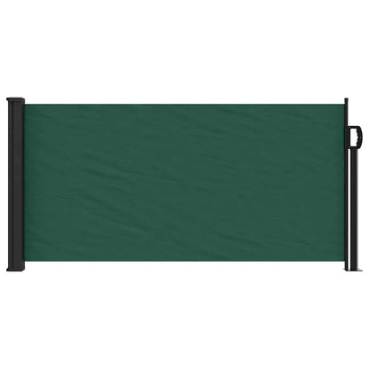 Retractable Side Awning Dark Green 100x500 cm