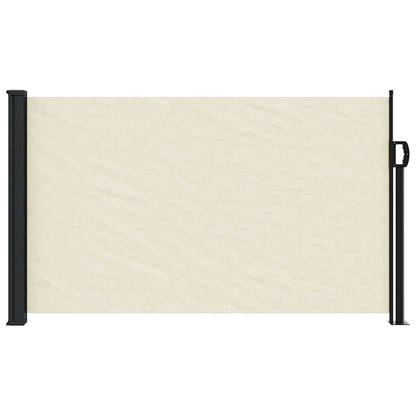 Retractable Side Awning Cream 120x500 cm