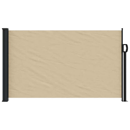 Retractable Side Awning Beige 120x500 cm
