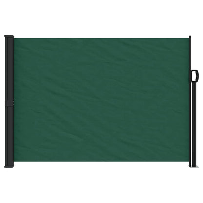 Retractable Side Awning Dark Green 140x500 cm