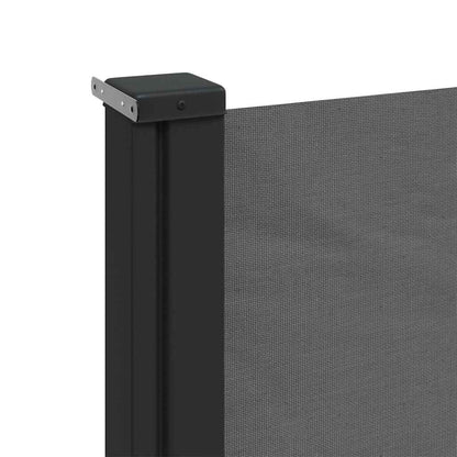 vidaXL Retractable Side Awning Anthracite