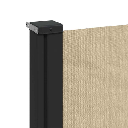 Retractable Side Awning Beige 160x500 cm
