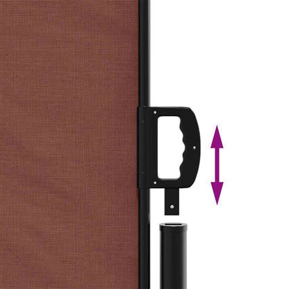 Retractable Side Awning Brown 200x500 cm